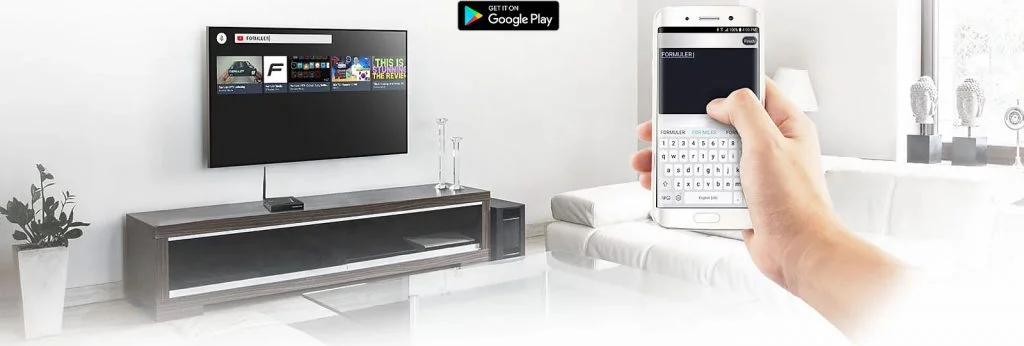Formuler Z8 app sync Android app.