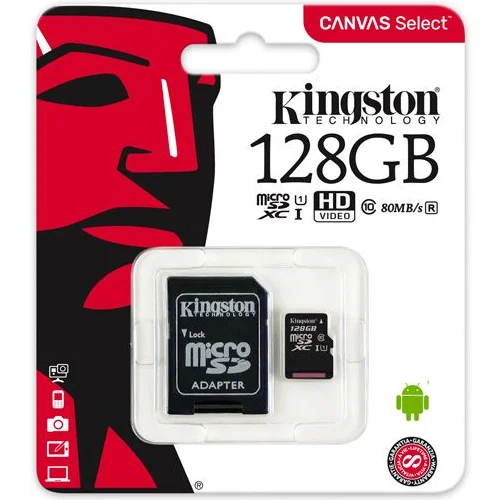 Kingston 128 GB Micro SD