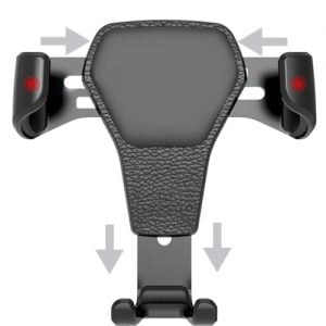 Universele smartphone autohouder gravity werking