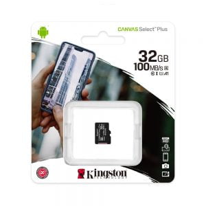 Kingston Canvas Select Plus 32 GB verpakking