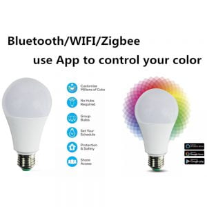 App lâmpada kleurrijke Xidio Smart Home