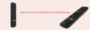 MAG522w1 Ergonomische comfortabelere afstandsbediening
