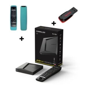 Formuler Z10 Pro Max + mint groen hoesje + usb stick