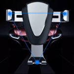 Universele autohouder ventilatierooster metaal - gravity - Afbeelding 3