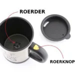 Zelfroerende koffiebeker – 400 ml - Afbeelding 5