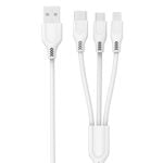 Slimtron - 3-in-1 USB kabel - Type-C / Micro-USB / Lightning - Afbeelding 2