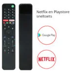 Slimtron Universele Sony Voice Afstandsbediening RMT-TX500E - Met appknoppen - Afbeelding 4