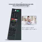 Sony Universele Voice Afstandsbediening RMF-TX300E - (Bravia) Smart TV Remote - Slimtron RMF-TX300E Alternatief - Afbeelding 2