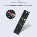 Sony Universele Voice Afstandsbediening RMF-TX300E - (Bravia) Smart TV Remote - Slimtron RMF-TX300E Alternatief - Afbeelding 5