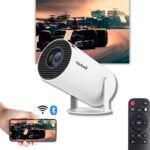 Melmö Mini Beamer - Projector - 4K Support - Ingebouwde Speaker - Wifi 6/BT 5.0 - Android 12.0 OS - Wit