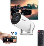Melmö Mini Beamer - Projector - 4K Support - Ingebouwde Speaker - Wifi 6/BT 5.0 - Android 12.0 OS - Wit