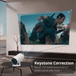 Melmö Mini Beamer - Projector - 4K Support - Ingebouwde Speaker - Wifi 6/BT 5.0 - Android 12.0 OS - Wit - Afbeelding 5