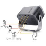 Slimtron B6 HD Android Inclusief HDMI kabel & Afstandsbediening | Scherm Spiegelen vanaf iPhone & Android | Keystone correctie | 4K support | Android 11 | Projector - Afbeelding 2