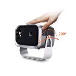 Slimtron B6 HD Android Inclusief HDMI kabel & Afstandsbediening | Scherm Spiegelen vanaf iPhone & Android | Keystone correctie | 4K support | Android 11 | Projector - Afbeelding 4