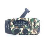 Slimlogy R3 Mini 2000 mAh Noodradio & Nood Zaklamp – Laadbaar met Crank – Camouflage - Afbeelding 9