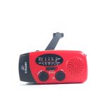 Slimlogy R3 Mini 2000 mAh Noodradio & Nood Zaklamp – Laadbaar met Crank – Rood - Afbeelding 10