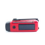 Slimlogy R3 Mini 2000 mAh Noodradio & Nood Zaklamp – Laadbaar met Crank – Rood - Afbeelding 9