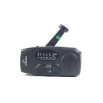 Slimlogy R3 Mini 2000 mAh Noodradio & Nood Zaklamp – Laadbaar met Crank – Zwart - Afbeelding 2