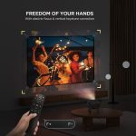 Slimlogy B6 Mini Beamer Projector | HD 720P Android Smart Projector 4K