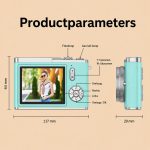 Slimlogy LK007 Pro HD Draaibare Digitale Camera – Blauw - Afbeelding 2