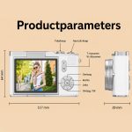 Slimlogy LK007 Pro HD Draaibare Digitale Camera – Wit - Afbeelding 2