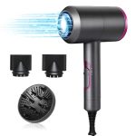Slimlogy 1800-2000W Krachtige Föhn met Diffuser – Warm & Koud – 2 Blaasmonden – Professionele Haardroger