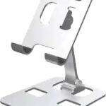 Slimtron aluminium telefoonhouder voor bureau