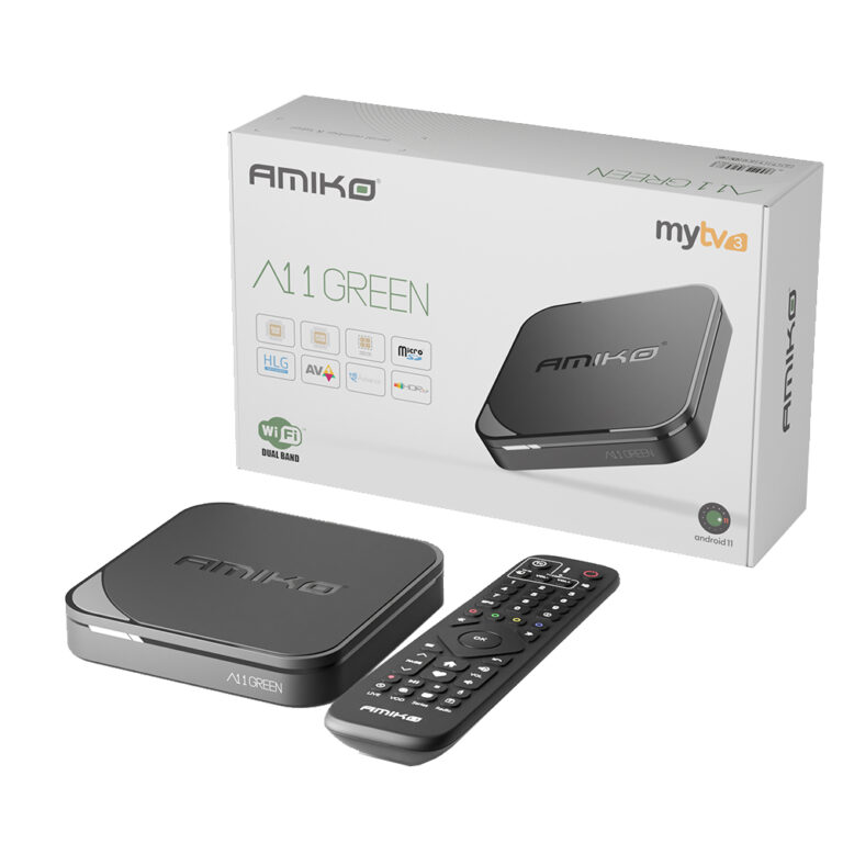 Amiko A11 Green Android IPTV Set Top Box