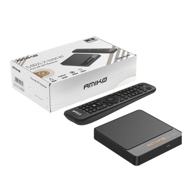 Amiko Mira X 5200 BT met ontvanger en afstandsbediening